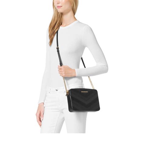 black and white michael kors jet set|michael kors outlet jet set.